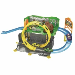 Pista de Dinosaurios Motor Planet - Set de coches y circuito con looping