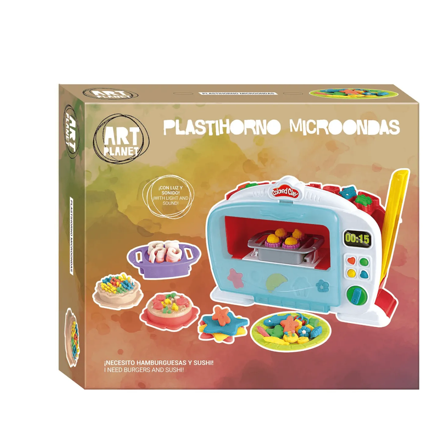 Plasthorno Microondas Art Planet - Juguete Interactivo con Plastilina