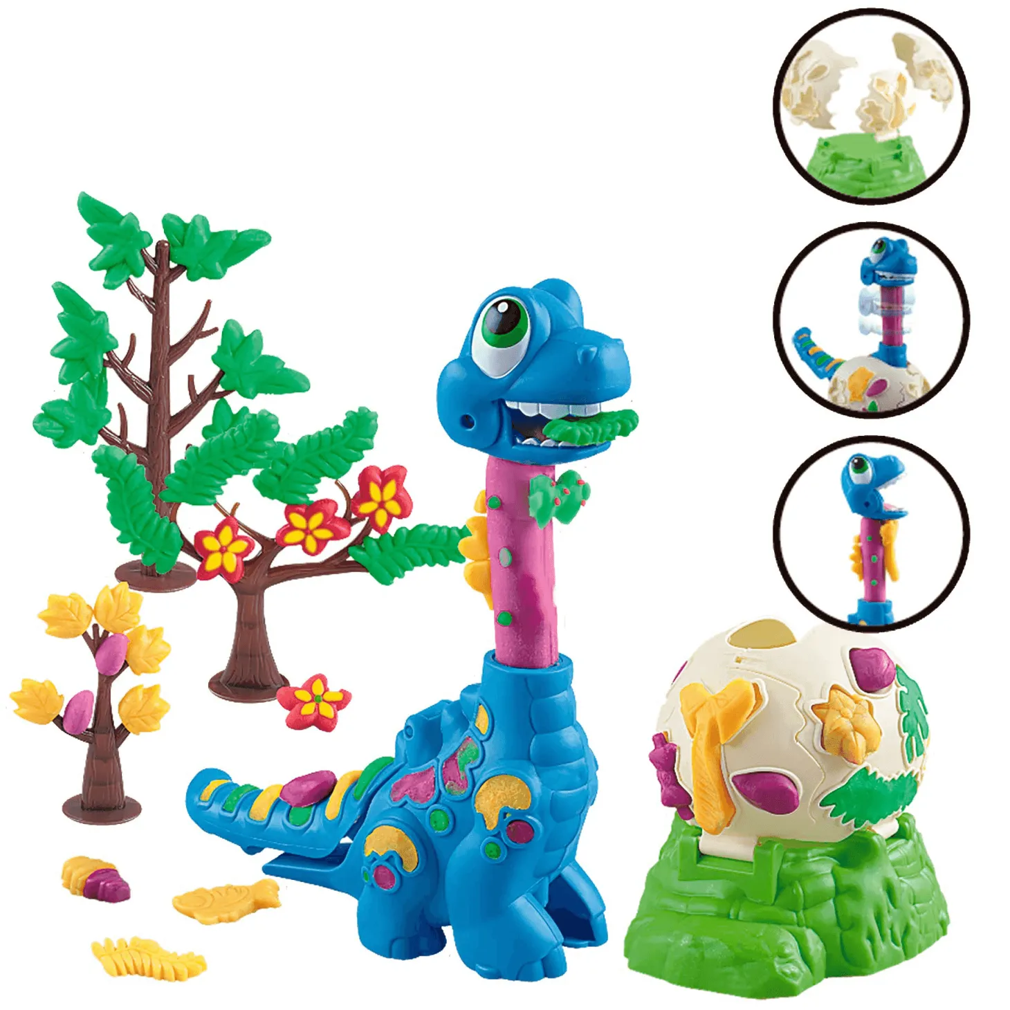 PlastiDino Blue Juguete de Plastilina para Niños Art Planet