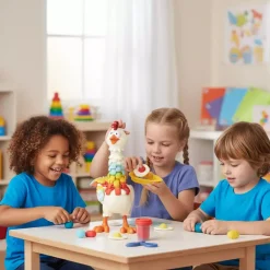 Plastigallinita Art Planet: la gallina más divertida