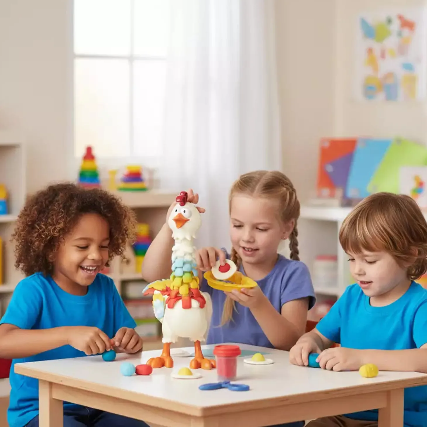 Plastigallinita Art Planet: la gallina más divertida