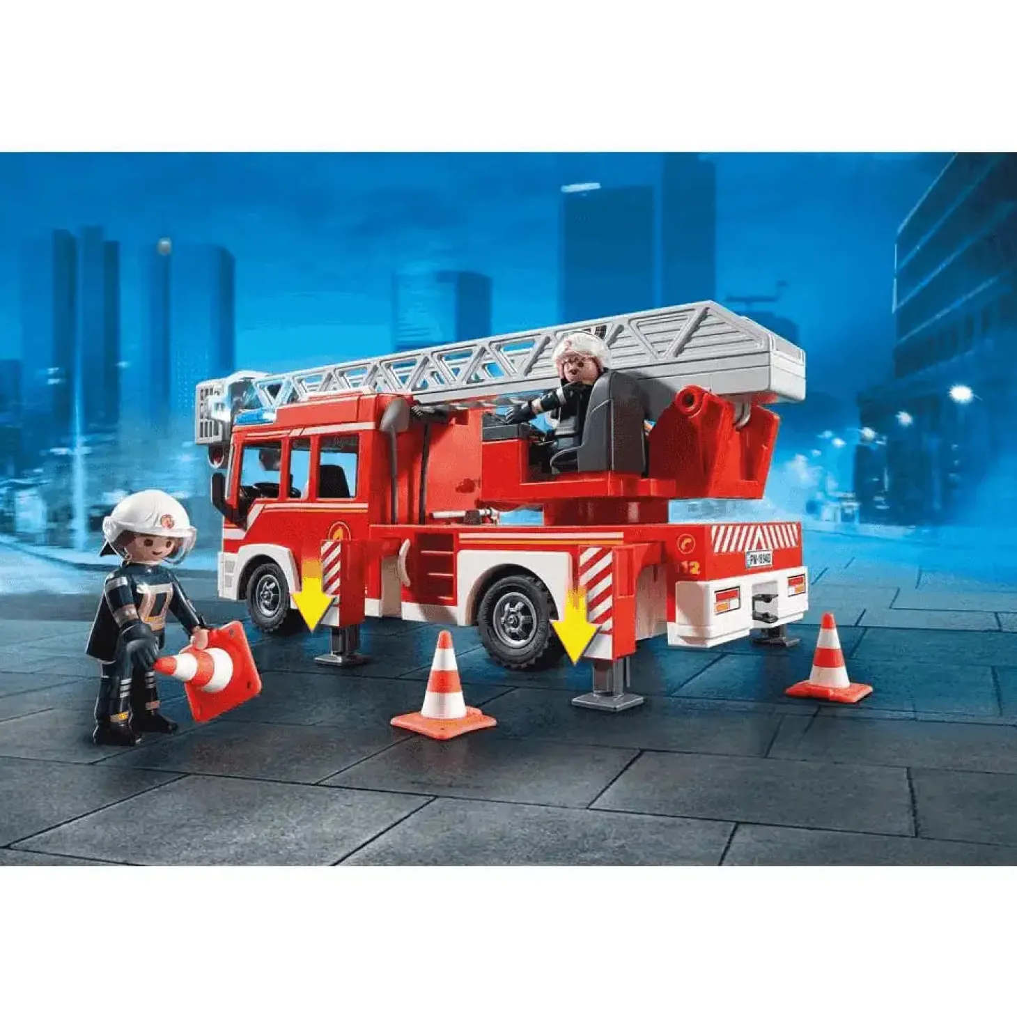 Playmobil Action Heroes Camión de bomberos con escalera