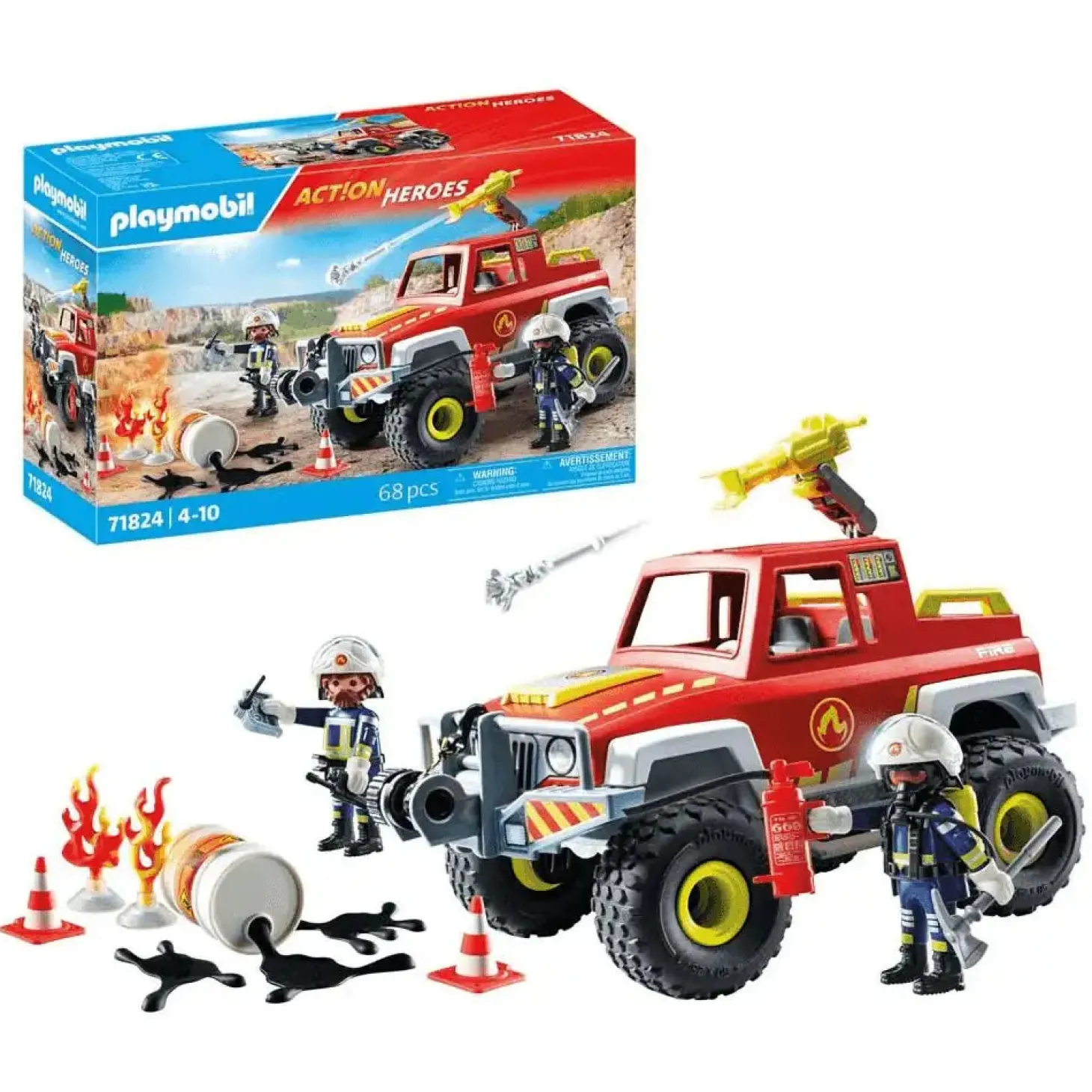 Playmobil Action Heroes Camión de bomberos