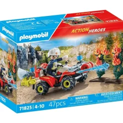 Playmobil Action Heroes Quad de bomberos