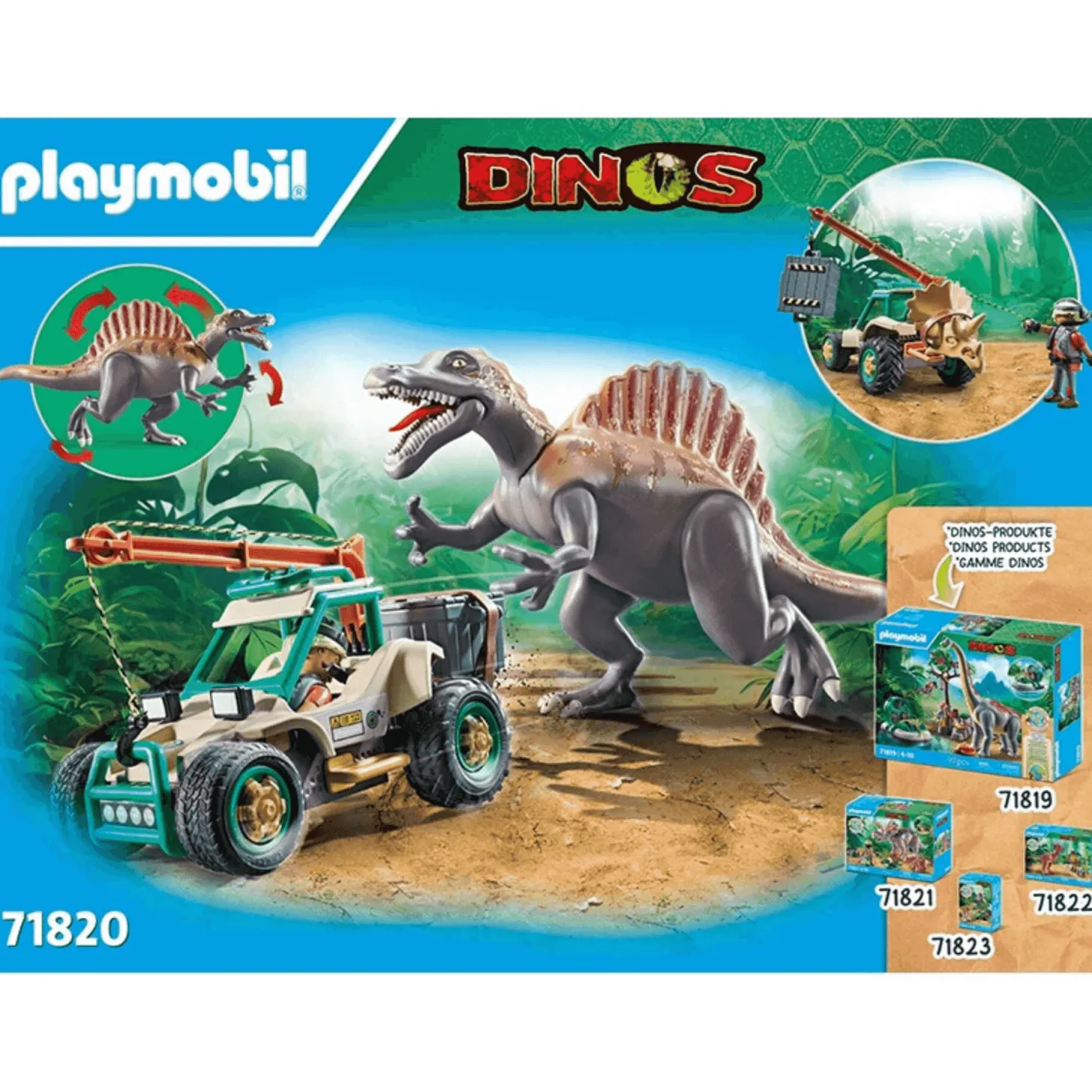 Playmobil Ataque Del Spinosaurio