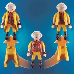 Playmobil Back To The Future Parte II Persecución en monopatín 70634