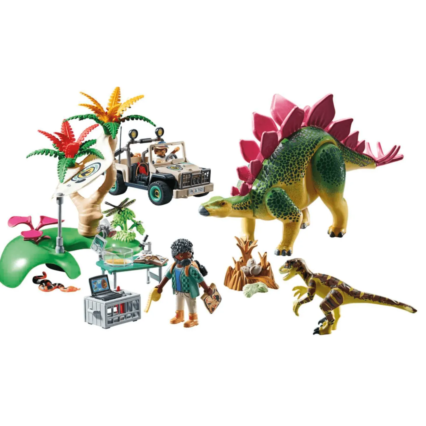 Playmobil Campamento de Investigación con Dinosaurios