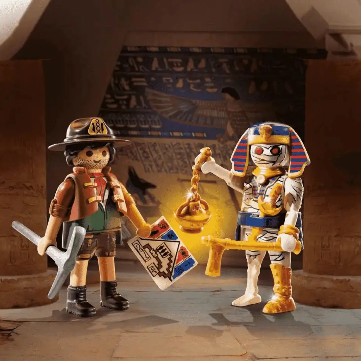 Playmobil Cazador de tesoro y momia