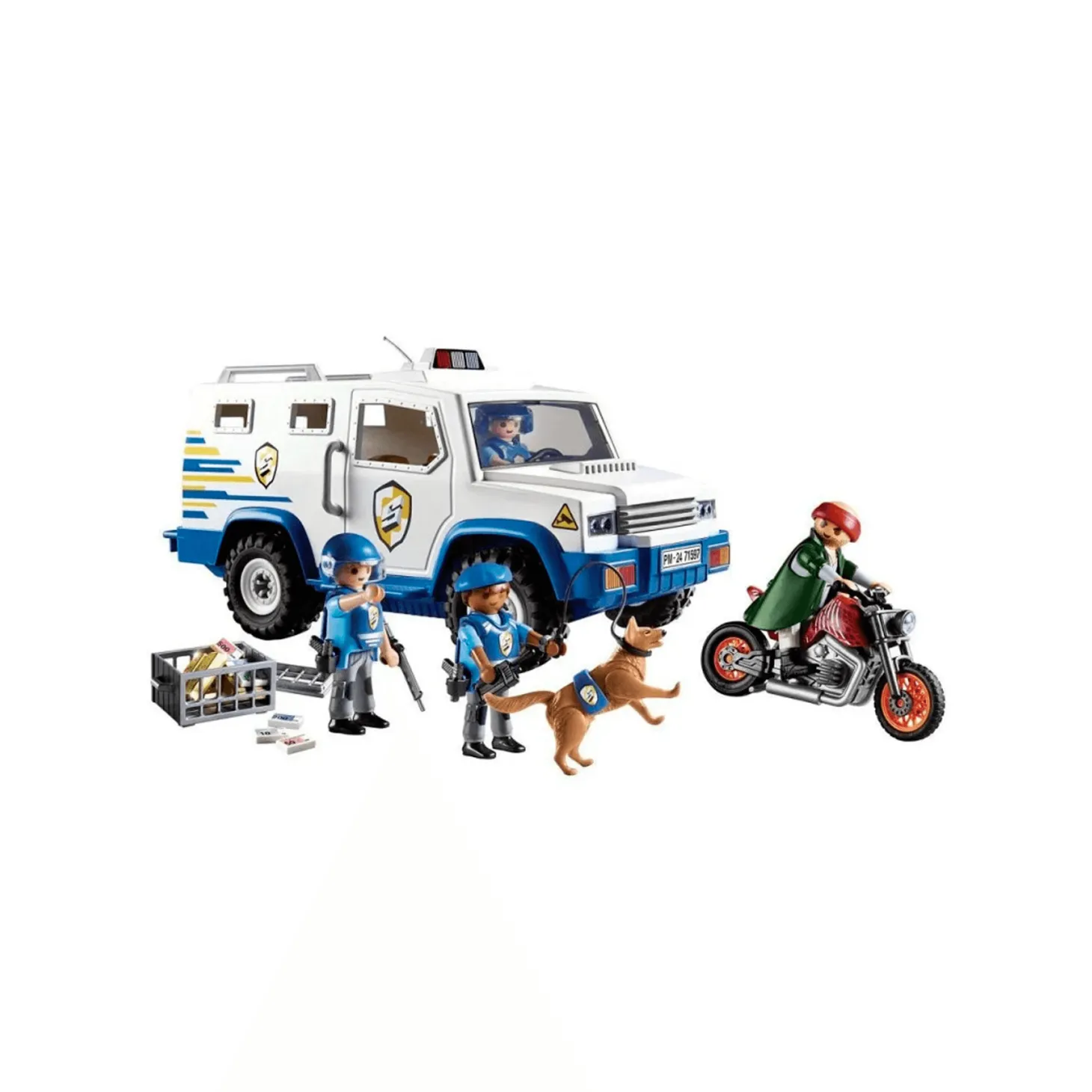 Playmobil City Action Transporte Dinero Policía