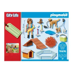 Playmobil City Life Set de Regalo Entrenadora de Perros 70676