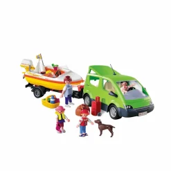 Playmobil Coche familiar con lancha