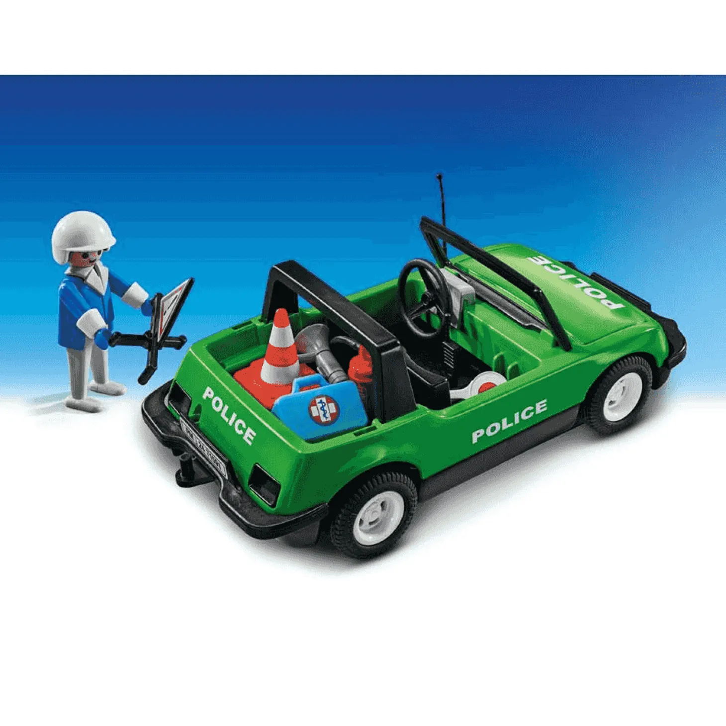 Playmobil Coche Policía Retro 50 Aniversario – Modelo 71591