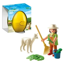 Playmobil Cuidadora con Alpaca