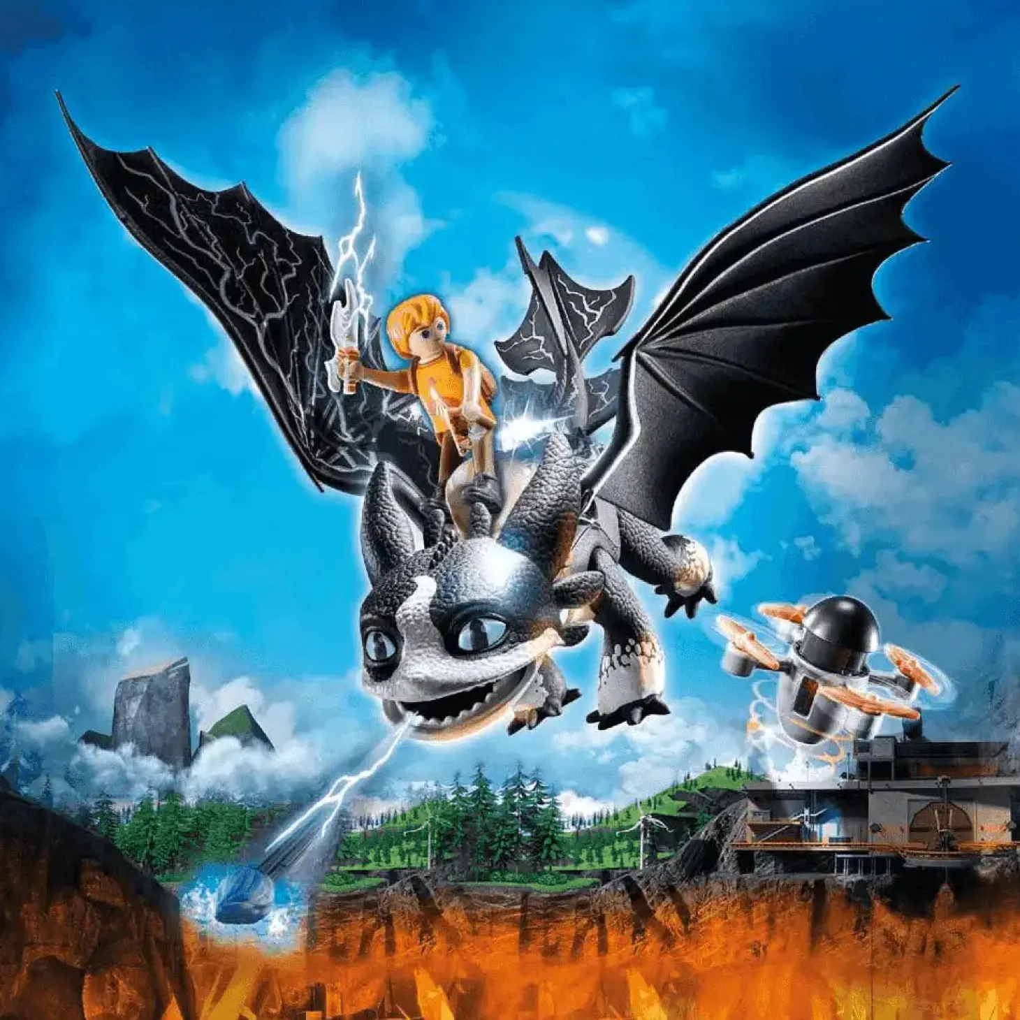 Playmobil Dragons: Nine Realms- Thunder & Tom