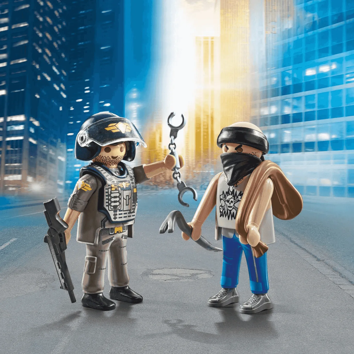 Playmobil Duo Pack Policia Con Ladron