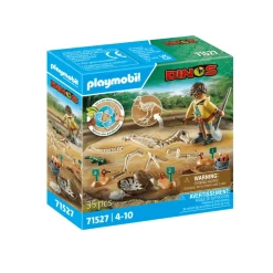 Playmobil Excavación Arqueológica con Esqueleto de Dinosaurio
