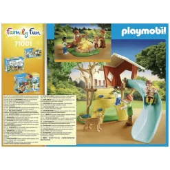 Playmobil Family Fun Aventura en la Casa del Árbol con Tobogán 71001