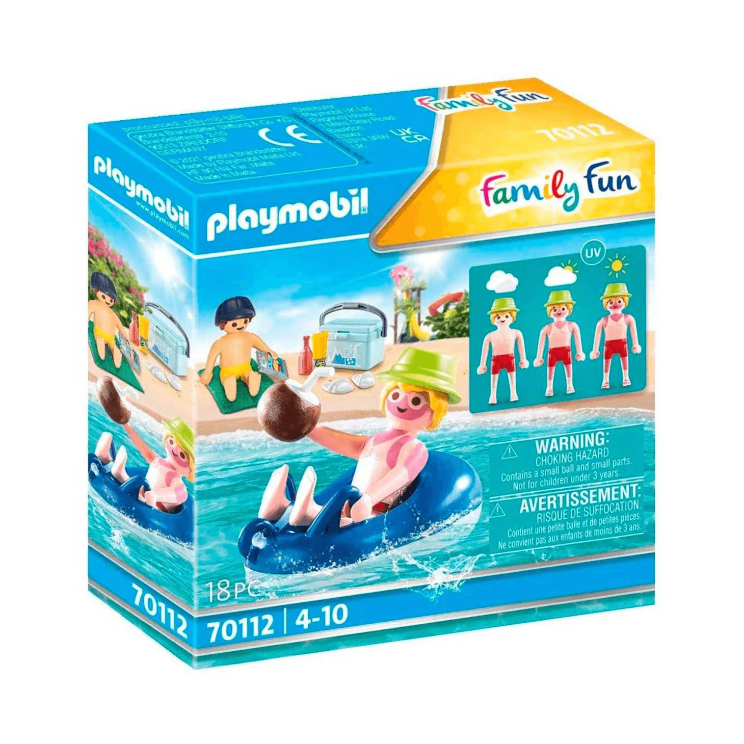 Playmobil Family Fun Bañera Flotante con Flotador 70112