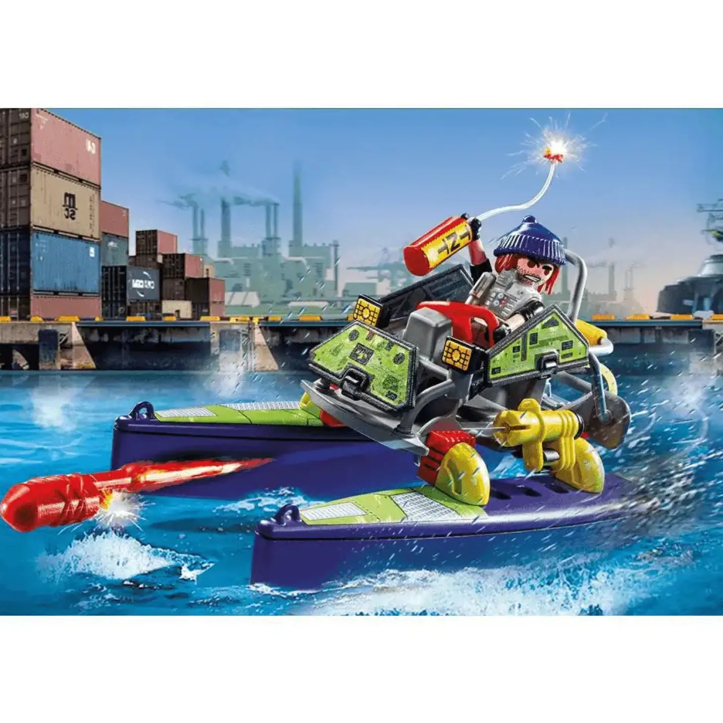 Playmobil Fuerzas Especiales - quad multiterreno