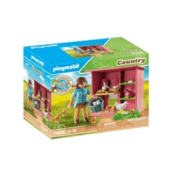 Playmobil Gallinero con Gallinas, Gallo y Pollitos
