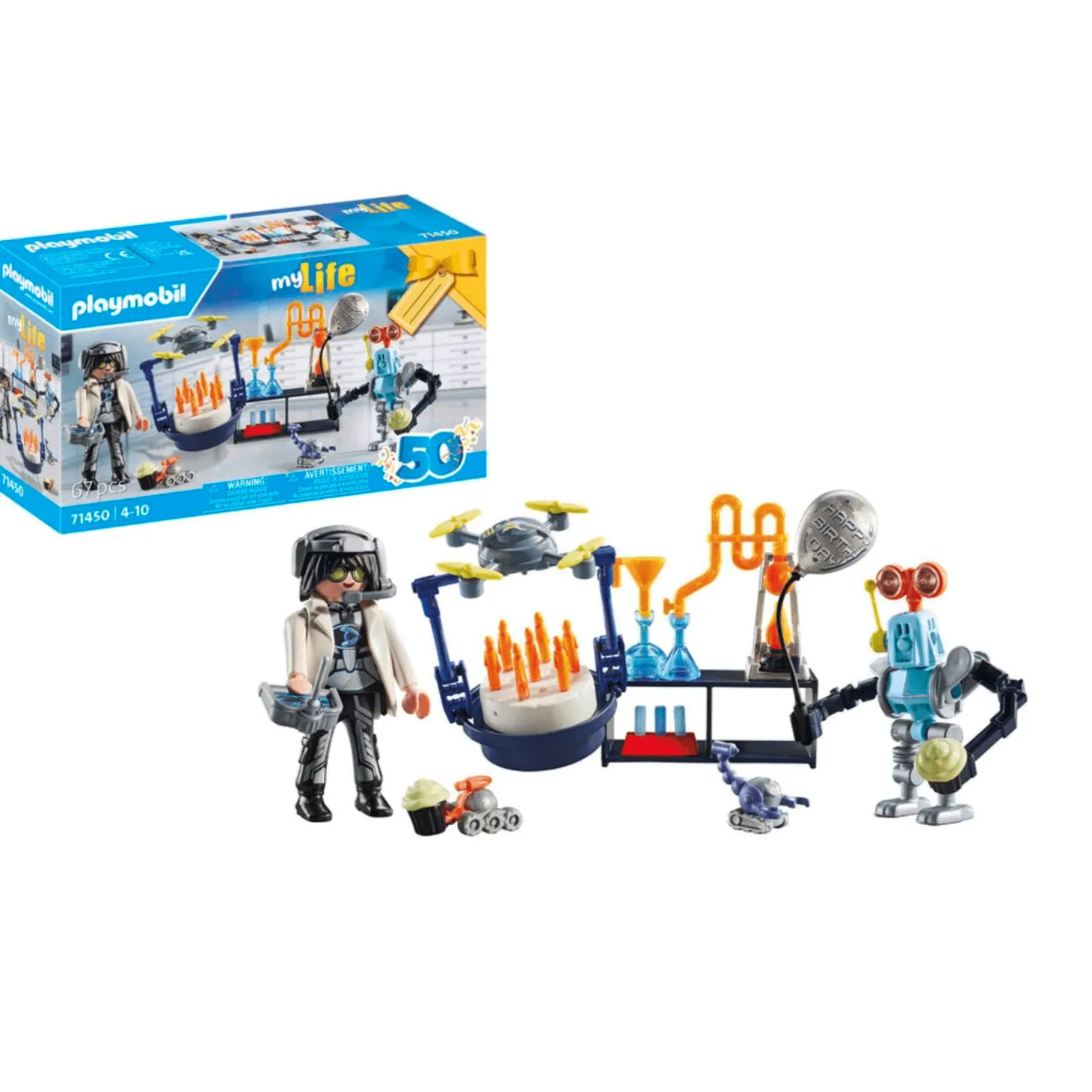 Playmobil Investigador con Robots