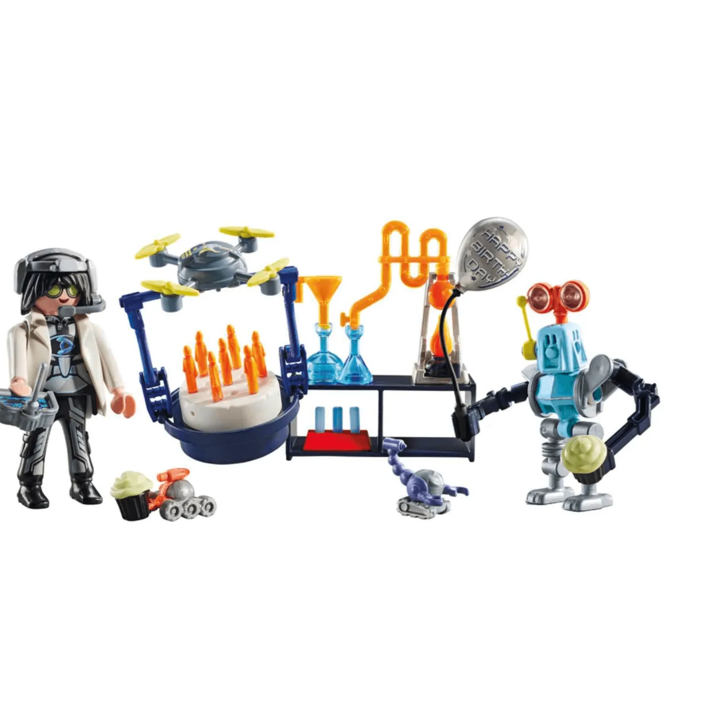 Playmobil Investigador con Robots