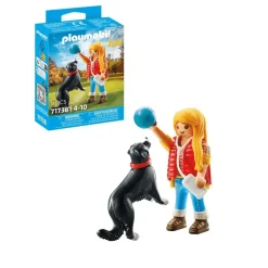 Playmobil Mujer con perro de montaña