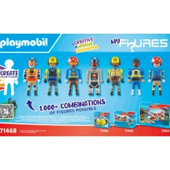 Playmobil My figures: bomberos