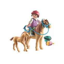 Playmobil Niña con Poni y Potro