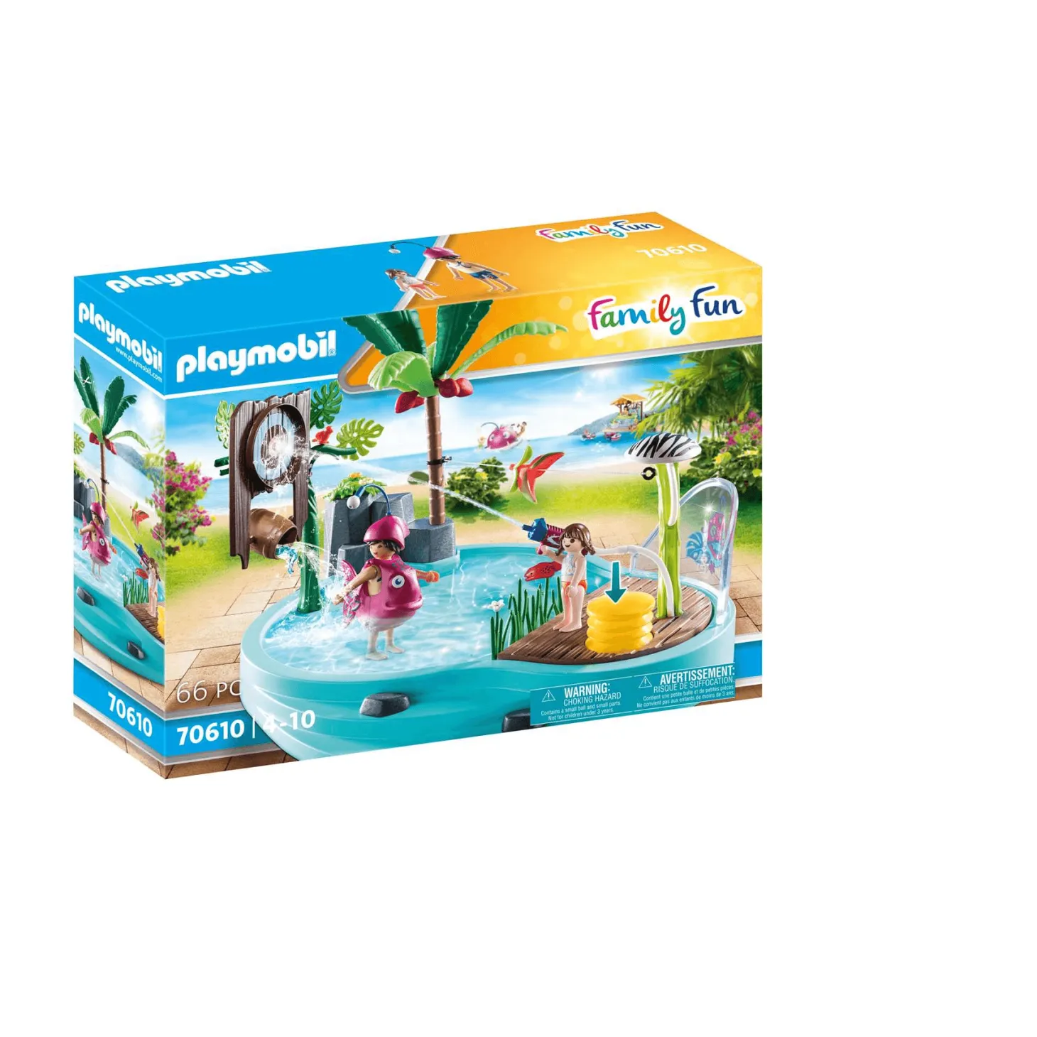 Playmobil Piscina Divertida con rociador de agua