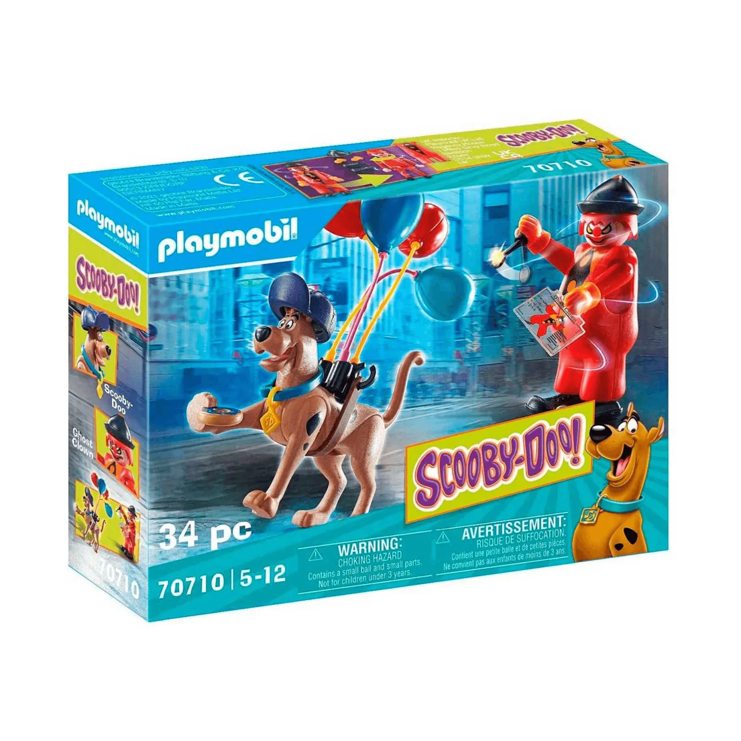 Playmobil Scooby Doo Aventura con Ghost Clown 70710