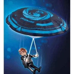 Playmobil The Movie Rex Dasher Con Paracaidas