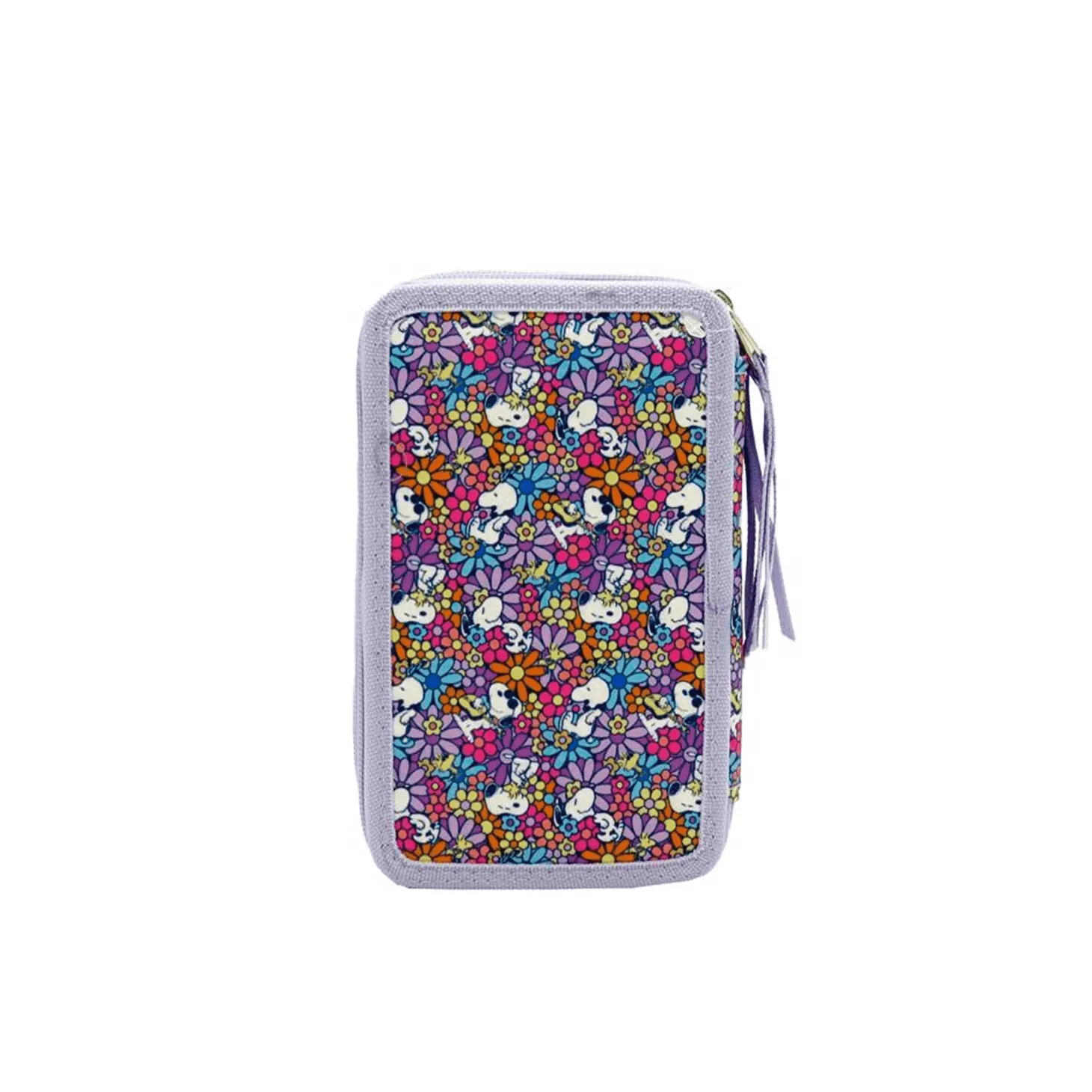 Plumier 3 Pisos Snoopy Malva Multicolor