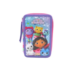 Plumier Triple La Casa de Muñecas Gabby