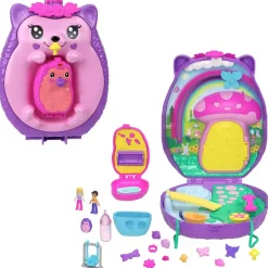 POLLY POCKET Mamá y bebé erizo - Juguete de Polly Pocket