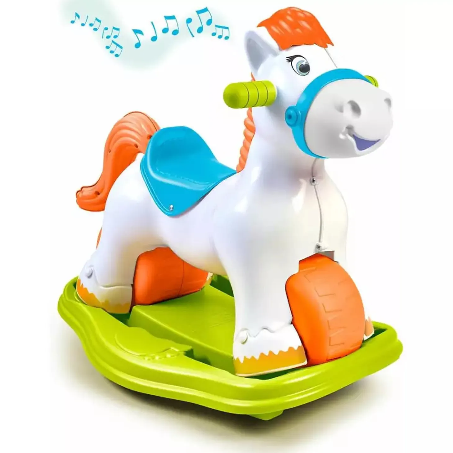 Ponyfeber 2 en 1 – Correpasillos y balancín con sonido