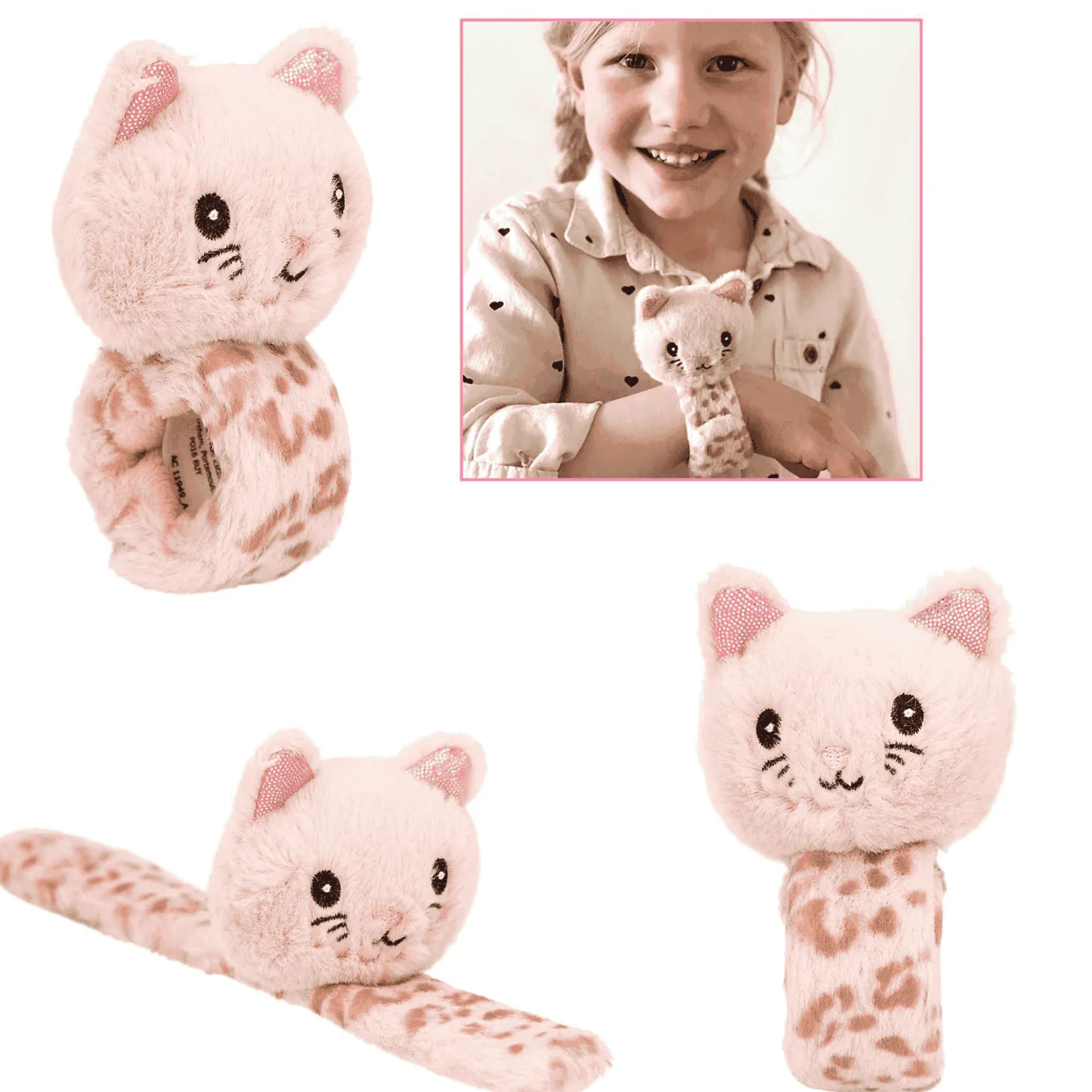 Princess Mimi Pulsera Slap de Peluche Diferentes Modelos