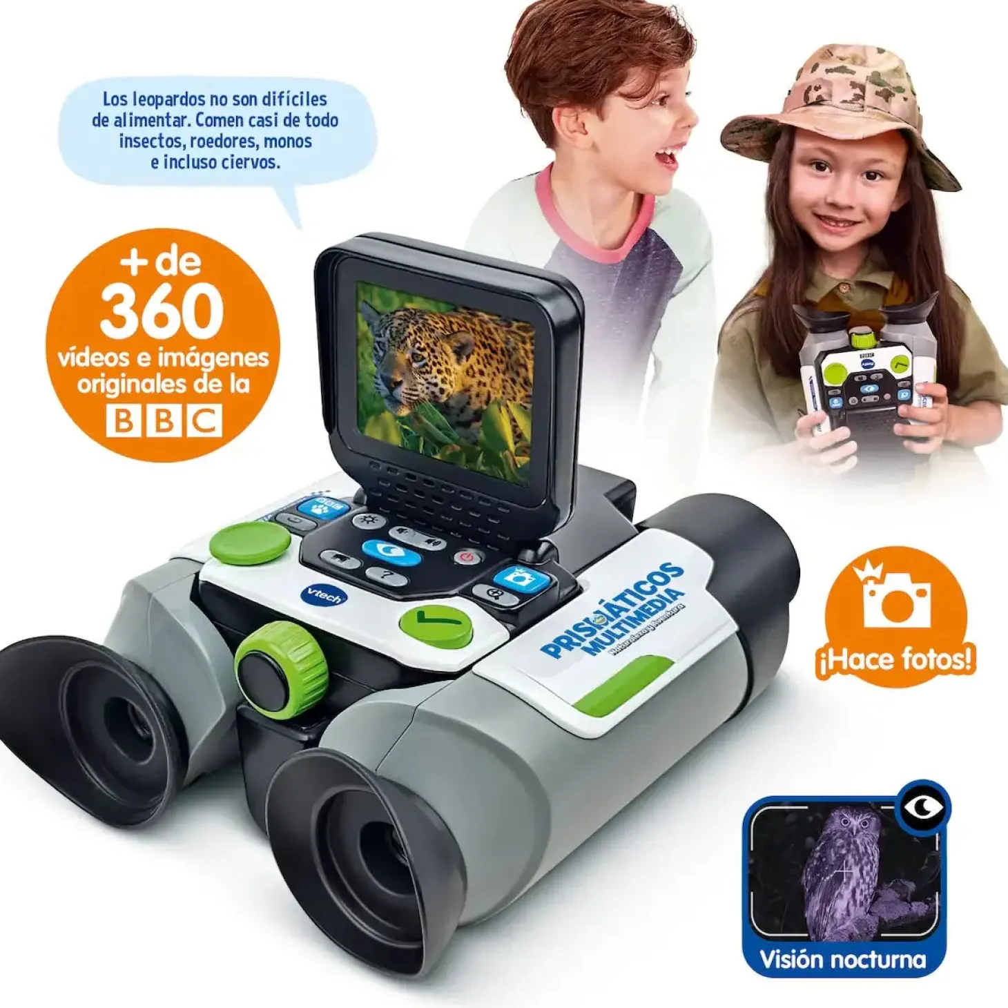 Prismáticos multimedia Naturaleza y aventura