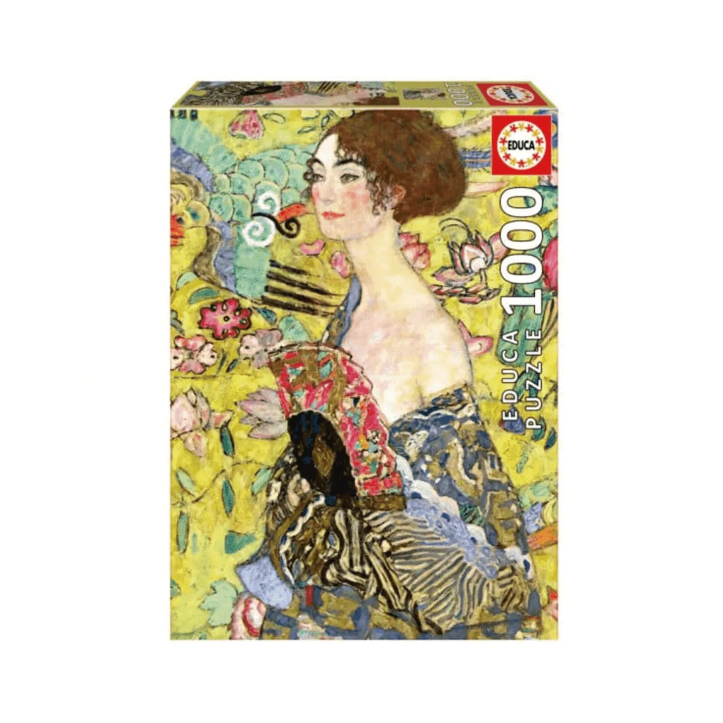 Puzzle 1000 Dama Con Abanico, Gustav Klimt