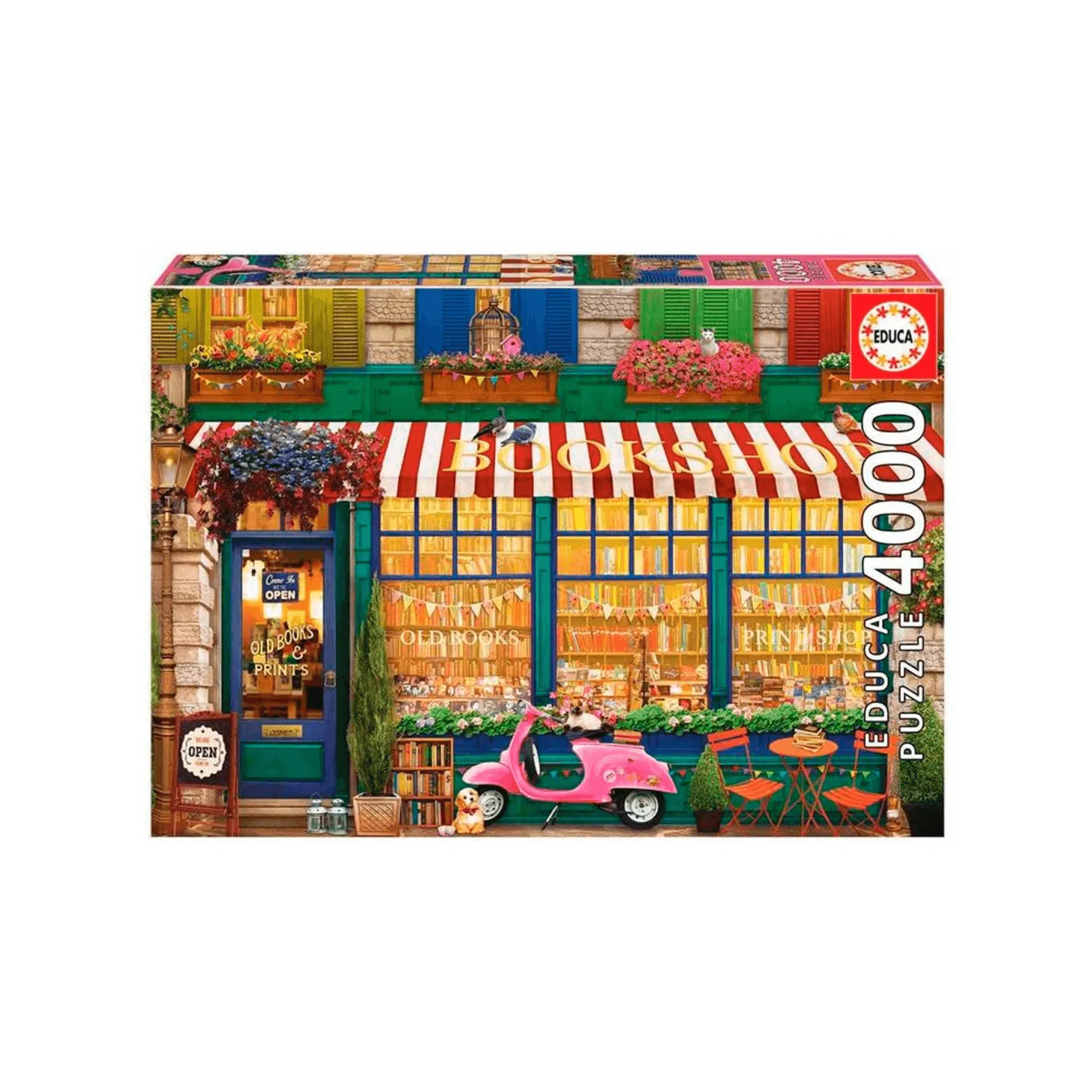 Puzzle 4000 Libreria Vintage