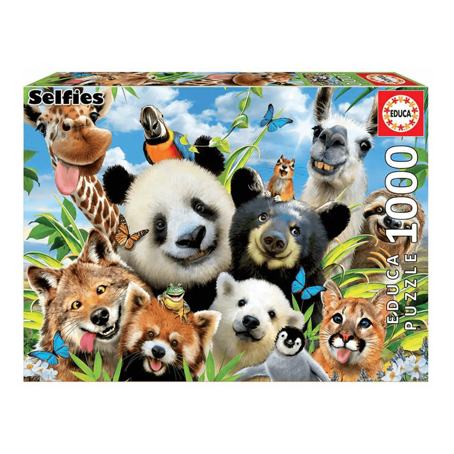 Puzzle 1000 Llama Drama Selfie