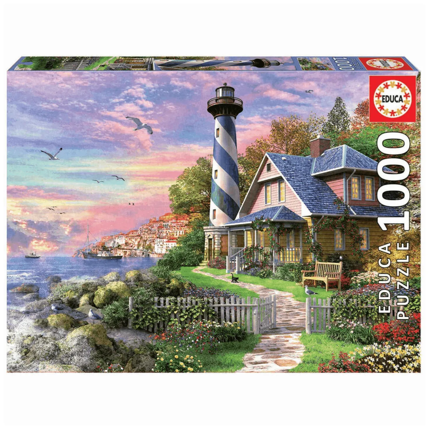 Puzzle 1000 piezas Faro En Rock Bay