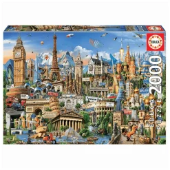 Puzzle 2000 piezas Simbolos De Europa