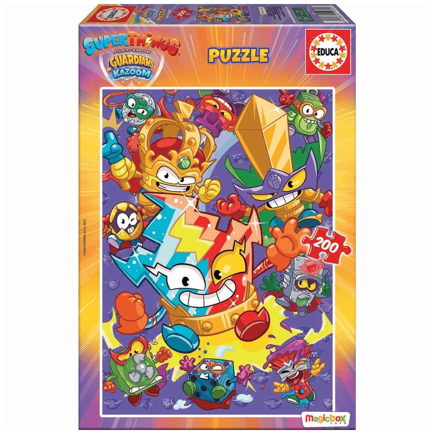 Puzzle 200 piezas Superthings