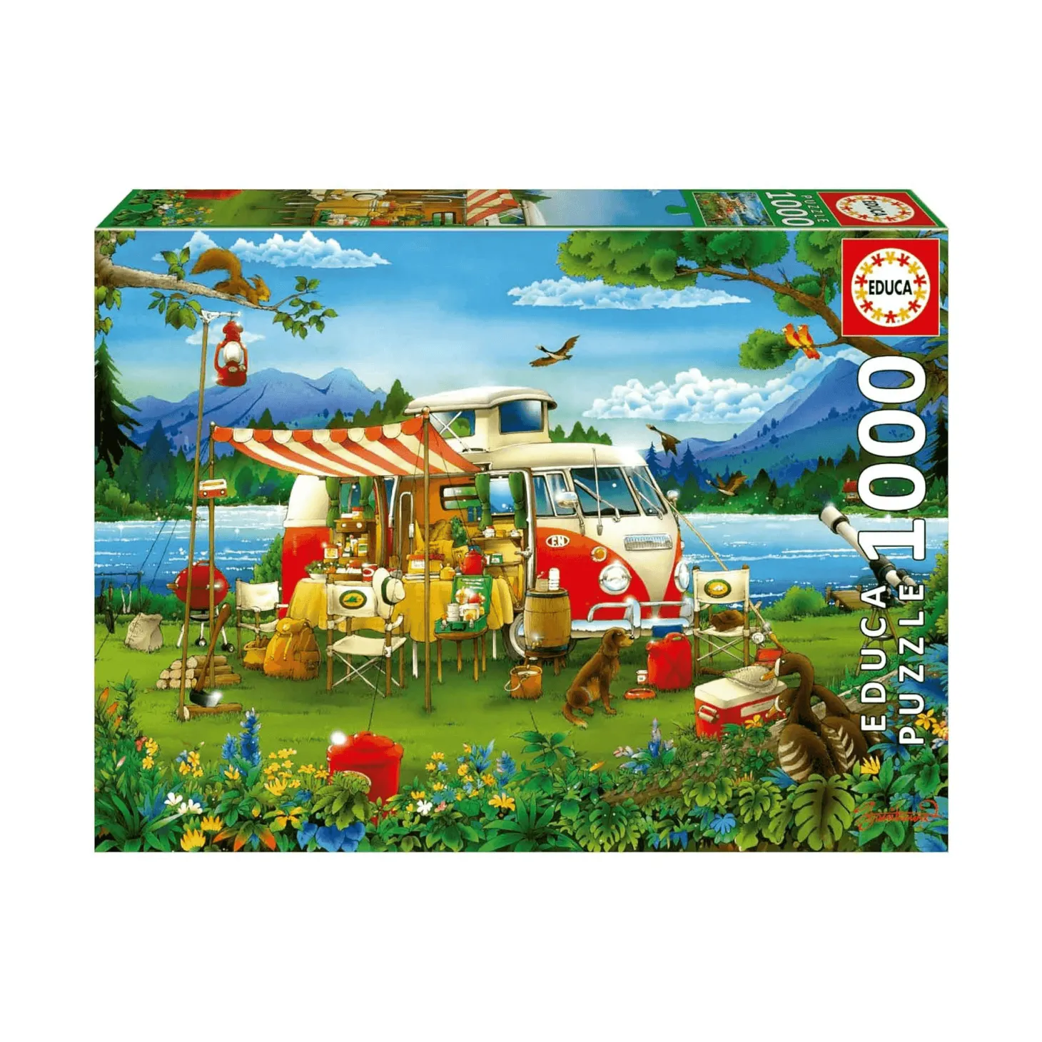 Puzzle 1000 Vacaciones En El Campo