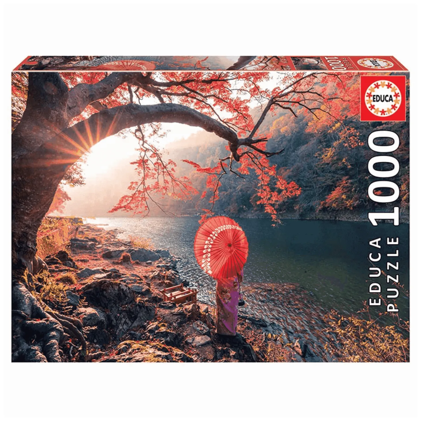 Puzzle Amanecer En El Río Katsura Japón 1000 Piezas