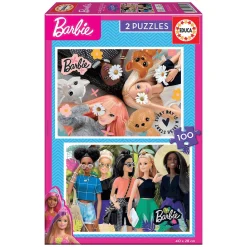 Puzzle Barbie 2x100 Piezas