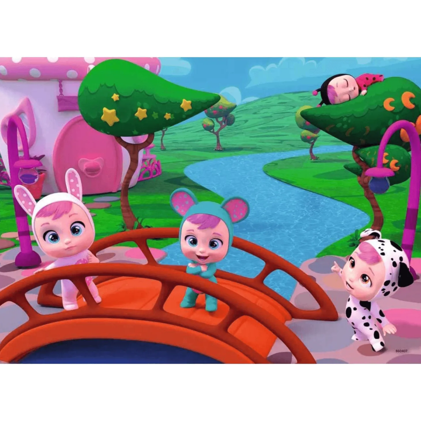 Puzzle Bebés Llorones 2x24 Piezas