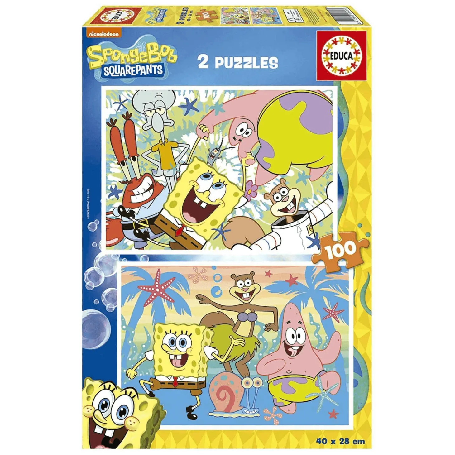 Puzzle Bob Esponja 2 x 100 Piezas