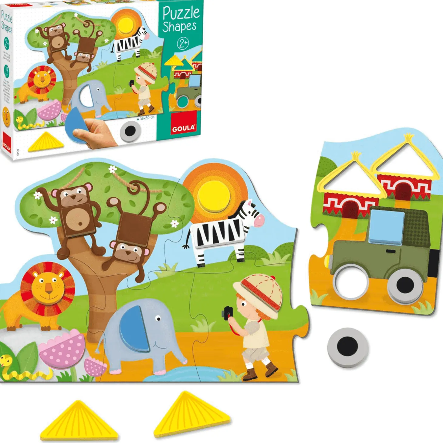 Puzzle de Madera Formas Geométricas